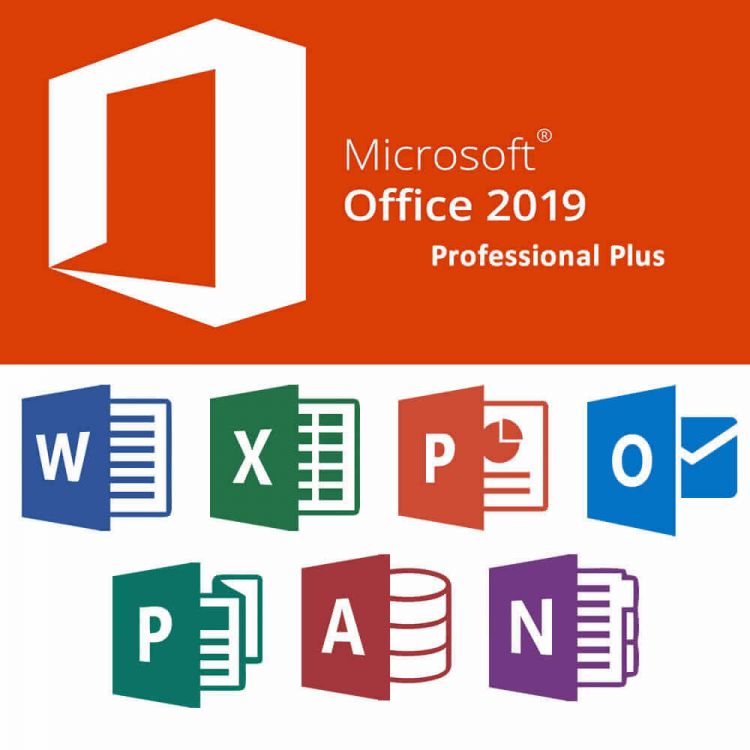 Microsoft Office 2019 Pro Professional Plus Activation Product Key